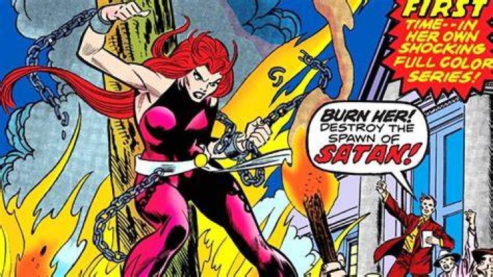 Red Superheroes: Top 25 Heroes Who Are or Wear Red (Ranked) 10 #16 Satana - Red Superheroes
