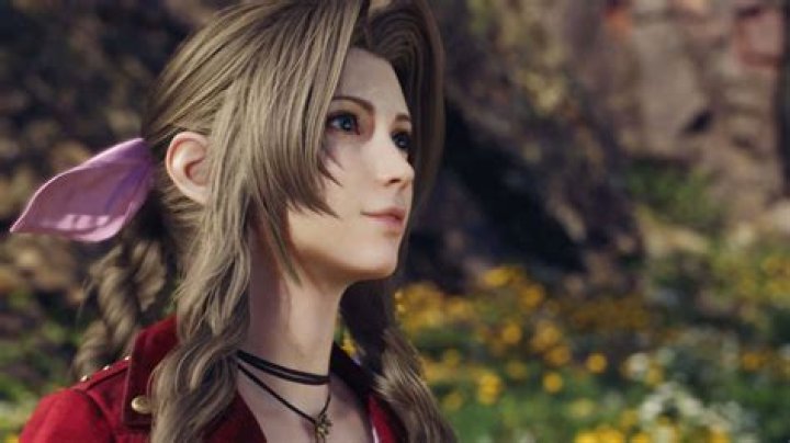 Aerith from Final Fantasy 7 Rebirth looking sad. 1