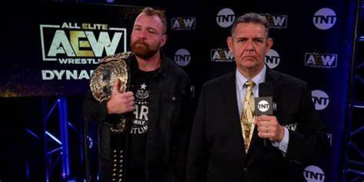 Alex Marvez interviewing Jon Moxley