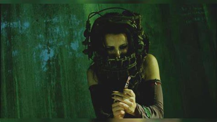 Amanda Young in the Reverse Bear Trap in Saw.
