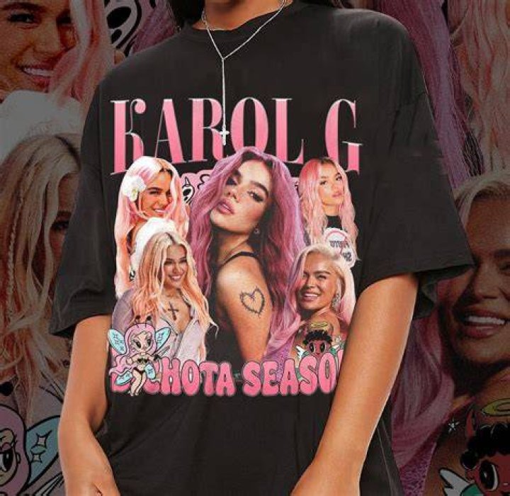 Best Karol G Tshirt Bleached Karol G Tshirt Original Etsy