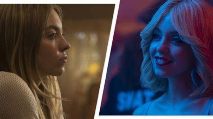 Cassie on Euphoria split image