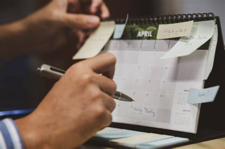 checking the schedule