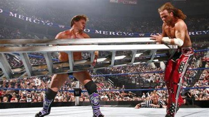 Chris Jericho v Shawn Michaels WrestleMania 19 Cropped