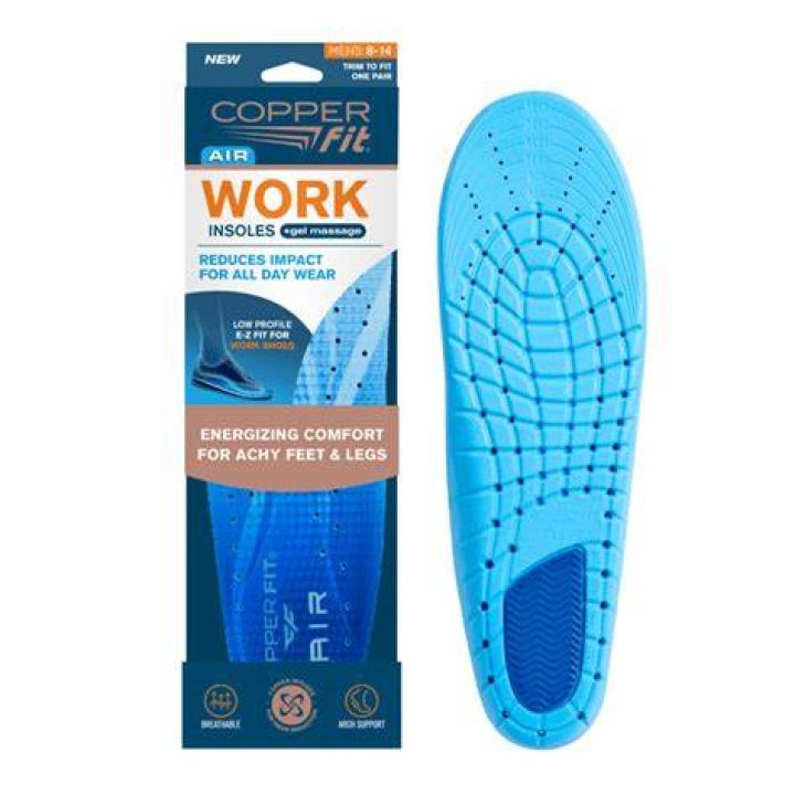 Copper Insoles Copper Compression Anti Fatigue Insoles Arch Support