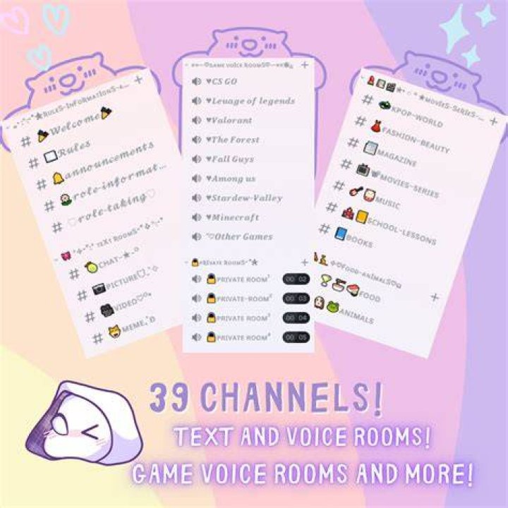Cute Discord Template