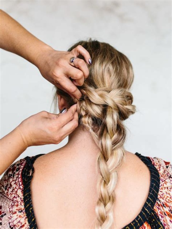 Easy Triple Braided Updo Tutorial The Effortless Chic