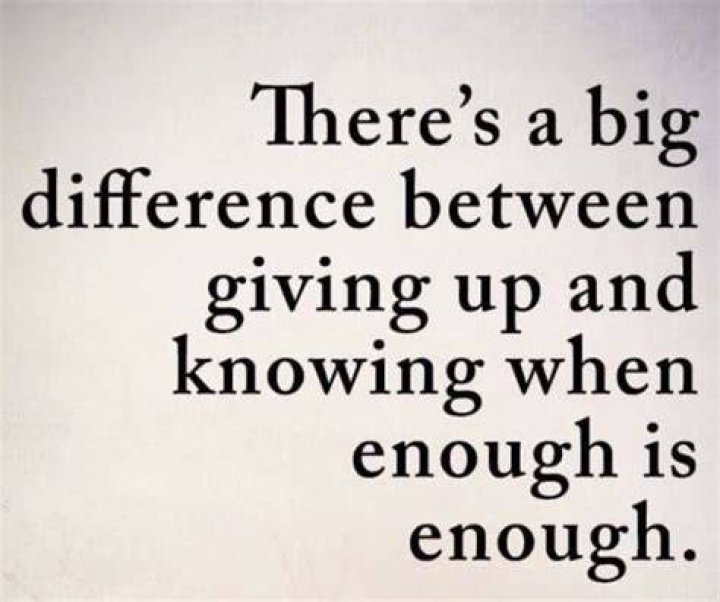 Enough