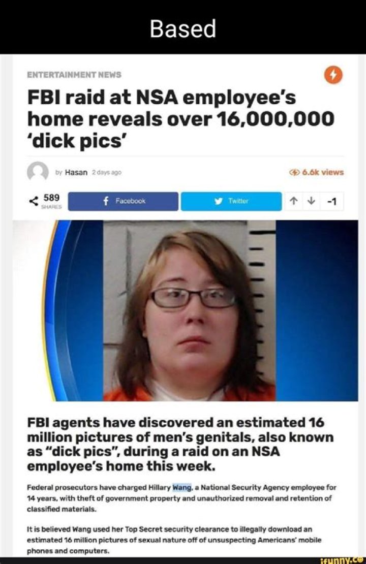 FBI raid at NSA employee's home reveals over 16,000,000 'dick pics