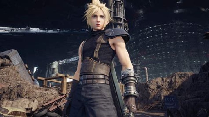 Final Fantasy 7 Remake Cloud huge Buster Sword