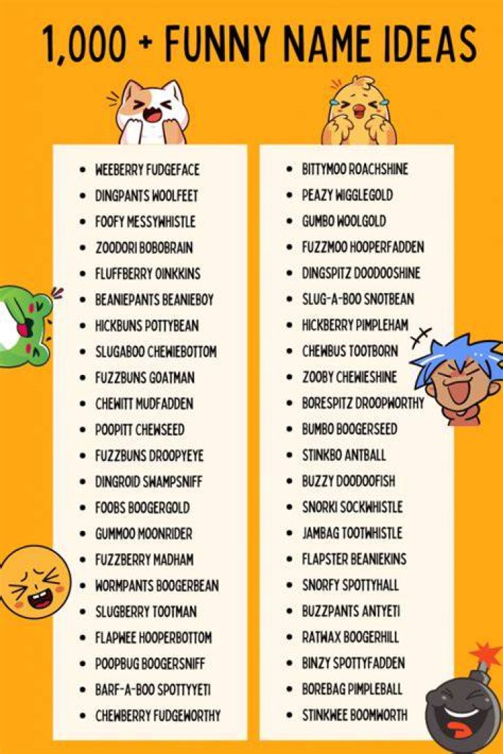 Funny Name Generator Humor Funny names, Funny name generator, Disney