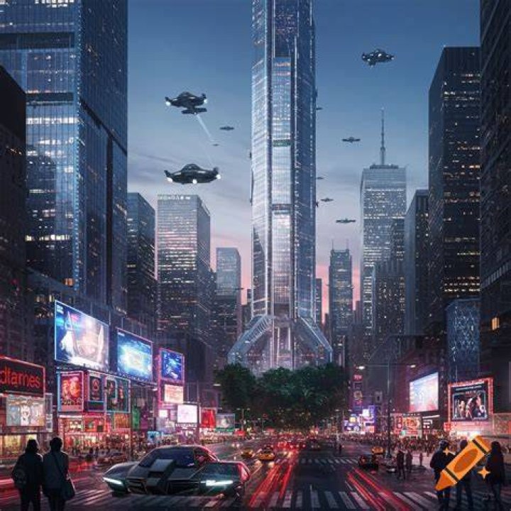 Futuristic NYC Skyline