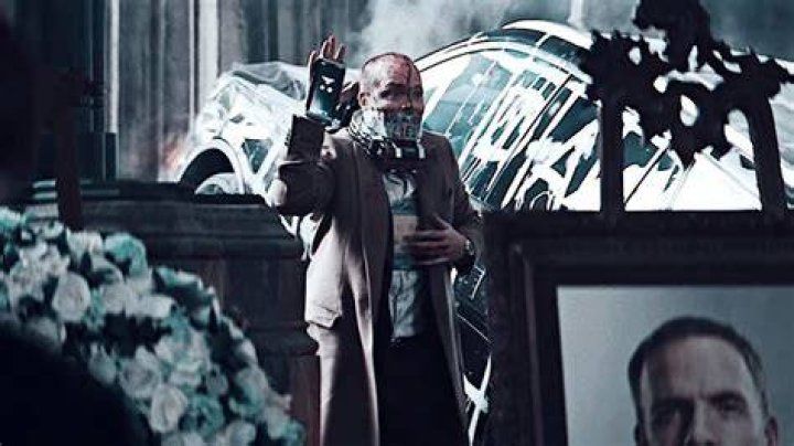 Gil Colson has a bomb strapped on him in The Batman