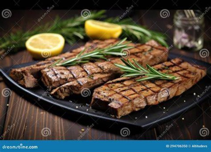 Grilled seitan steaks