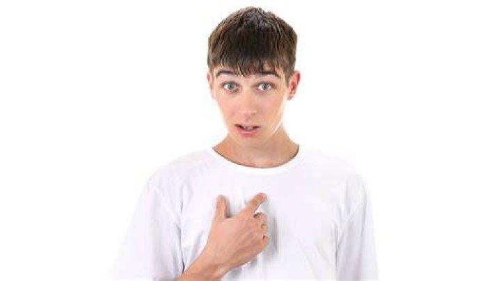 Guy Pointing At Himself In The Mirror Know Your Meme