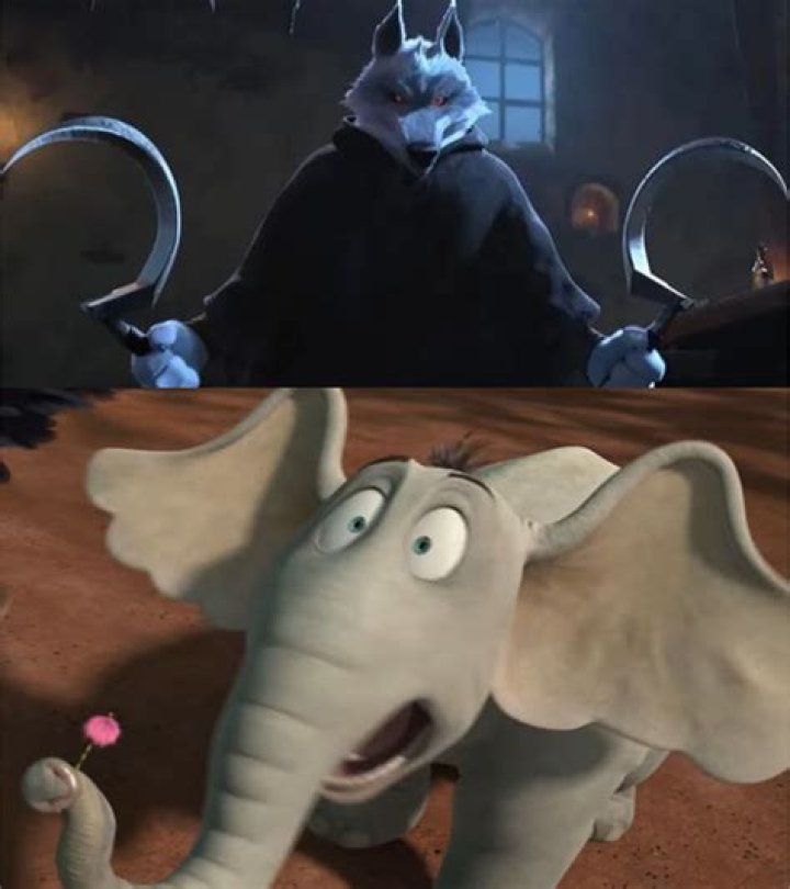 Horton gets scared by a mouse in Horton Hears A Who