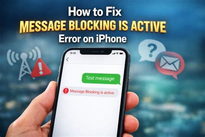 How To Fix Message Blocking Is Active Error? TechRab