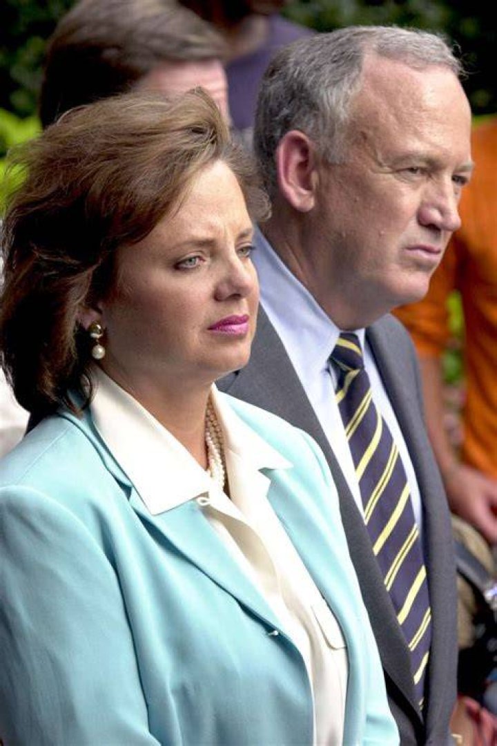 John and Patsy Ramsey holding a reward poster for their murdered daughter, JonBenet Ramsey. Photo / AP
