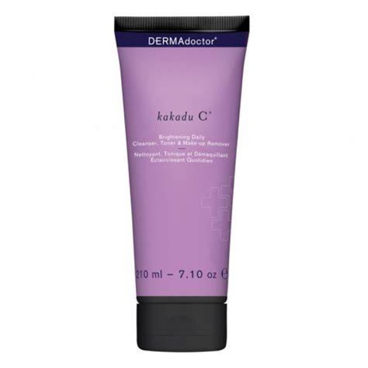 kakadu plum cleanser by dermadoctor on a white background