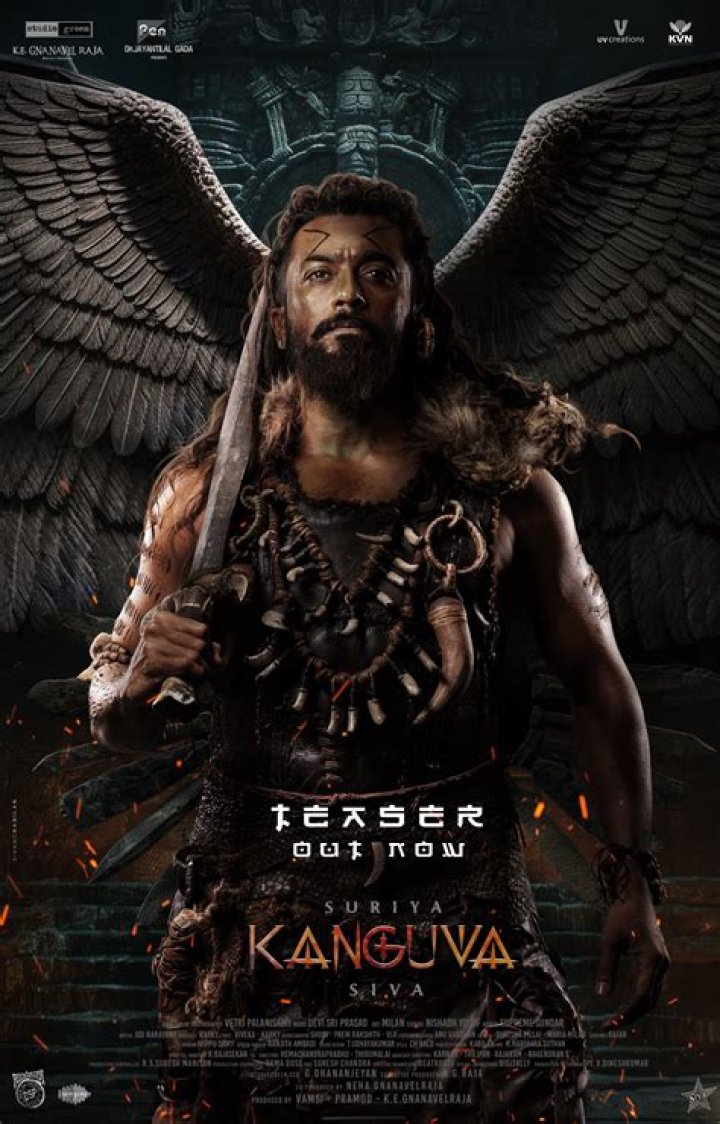 Kanguva teaser: Suriya&rsquo;s intense warrior look from Siva&rsquo;s film is out