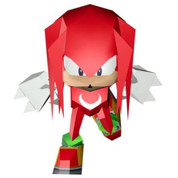 Knuckles in Sonic Shuffle
