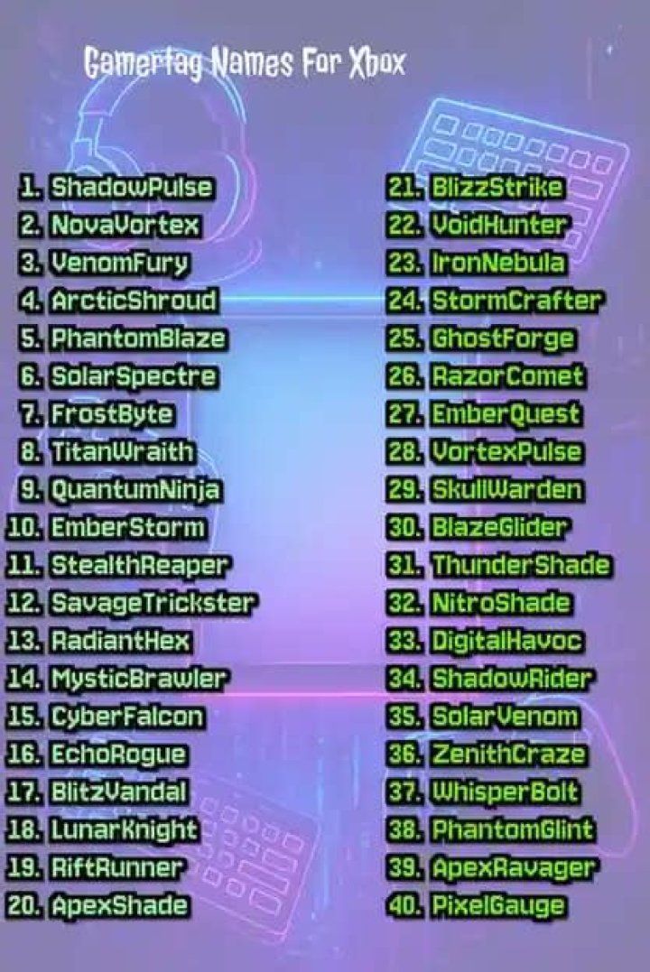 &lrm;Random Gamertag Generator on the App Store