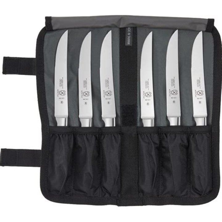 Mercer Culinary Genesis 7-Piece Forged Knife Roll Set