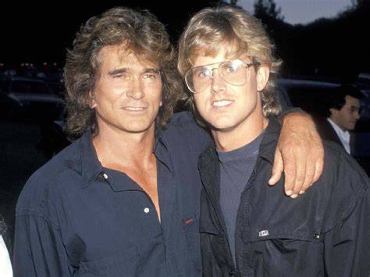 Michael Landon and his son, Michael Landon Jr.