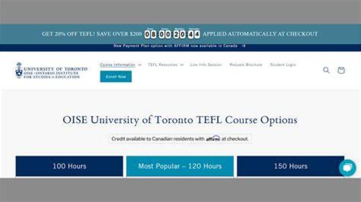 oise university of toronto tefl logo