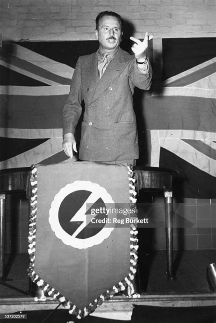 Oswald Mosley delivers a speech announcing the formation of his facist party in Peaky Blinders