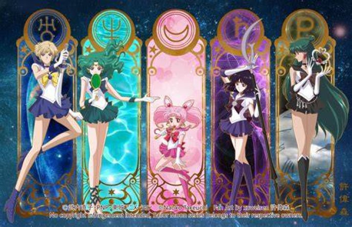 Outer Senshi In Sailor Moon Manga