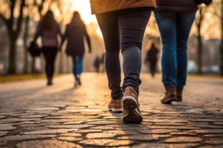 People walking