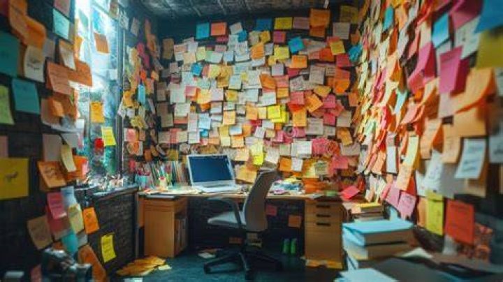 post its on a desk