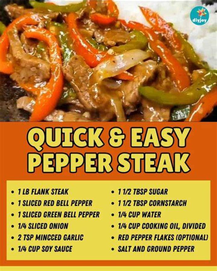 preview for This Easy Pepper Steak Is Ready In 30 Minutes Or Less
