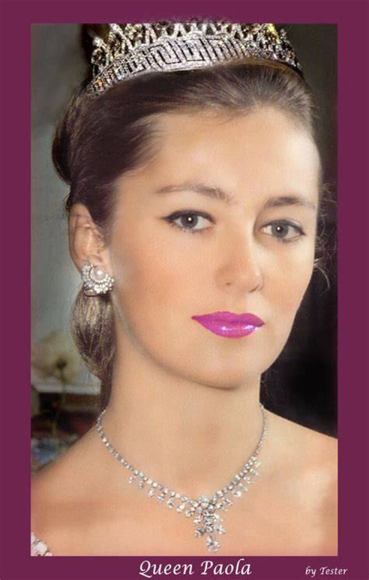 Queen Paola close-up
