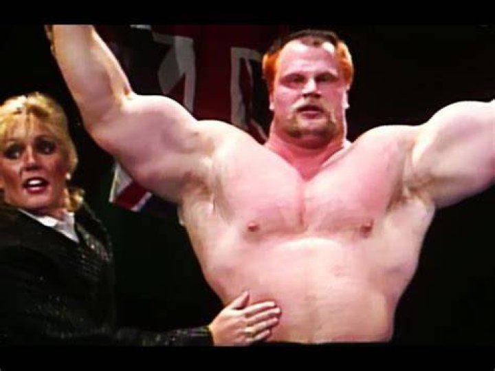 Robert Swenson wrestler in ring and as Bane in batman