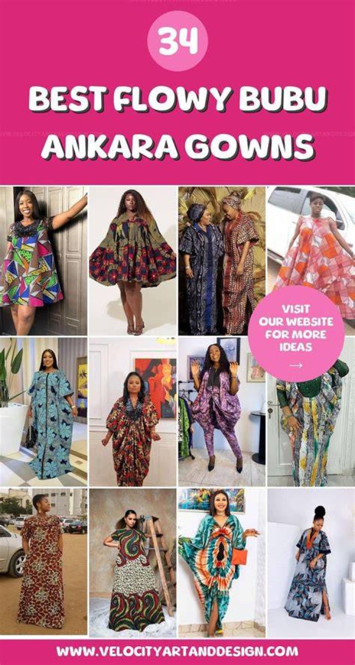 Select A Bubu Ankara Gowns Styles 2023 isishweshwe