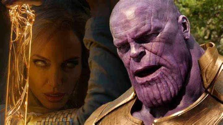 Split image of Eternals from Marvel Comics and from the MCU.