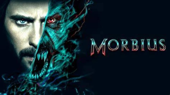 Split image showing Morbius with Spider-Man and Domino in the comics