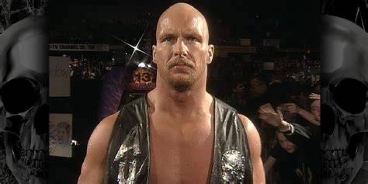 Stone Cold Steve Austin showing his beer on his podcast