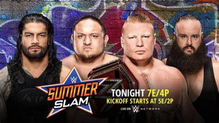 SummerSlam 2017 Match Card Start Time And Updates