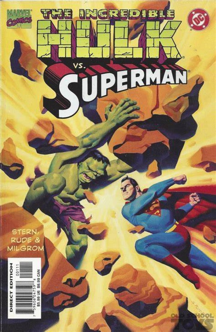 Superman vs The Hulk DC Marvel