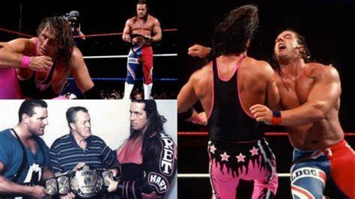 The rivalry between Bret Hart and British Bulldog