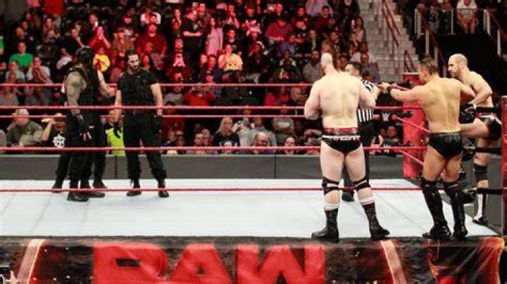 The Shield vs Miz and The Bar Cropped