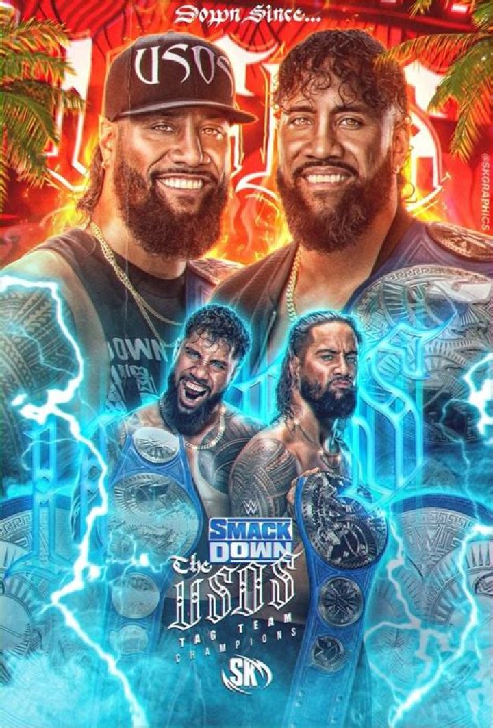 The Usos with their face paint on Cropped