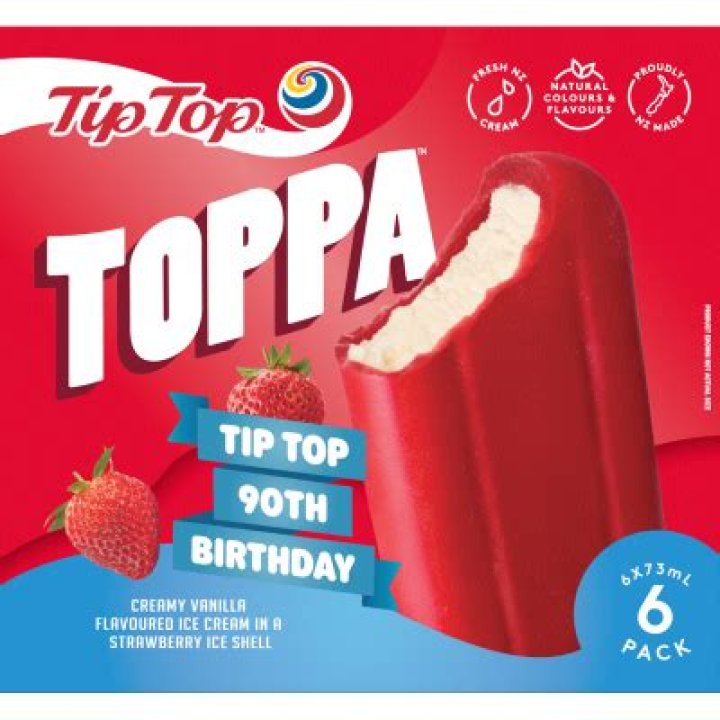 Toppa ice cream made a reappearance in 2014 for a limited time only. Photo / Tip Top