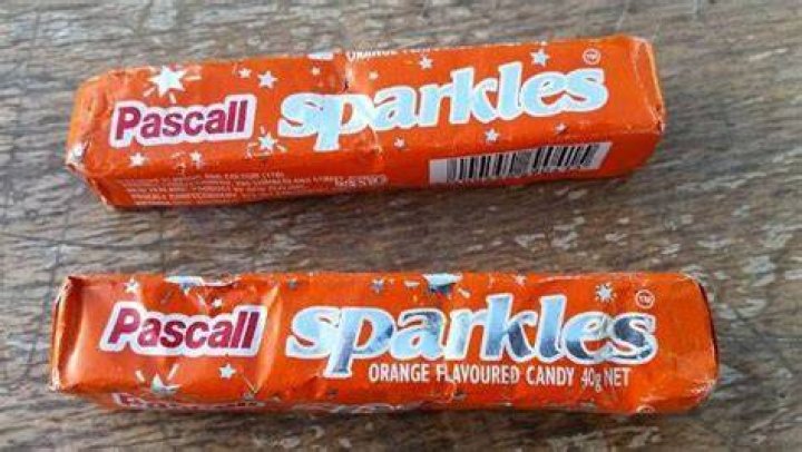 Two weathered packs of 'vintage' orange Sparkles were auctioned on Trade Me back in 2016. Photo / Trade Me