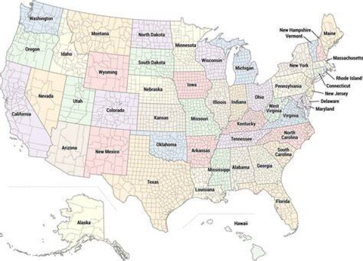 U.S. map and camera