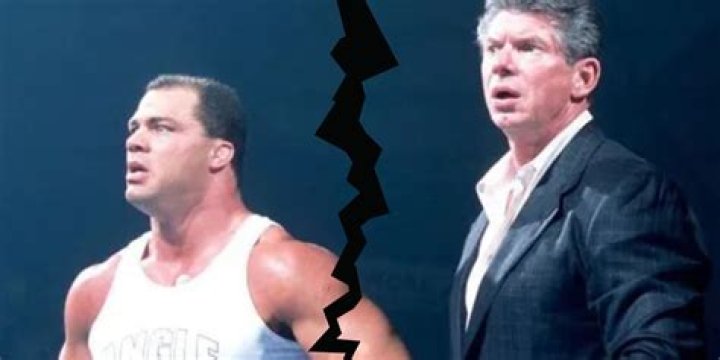 Vince McMahon and Kurt Angle