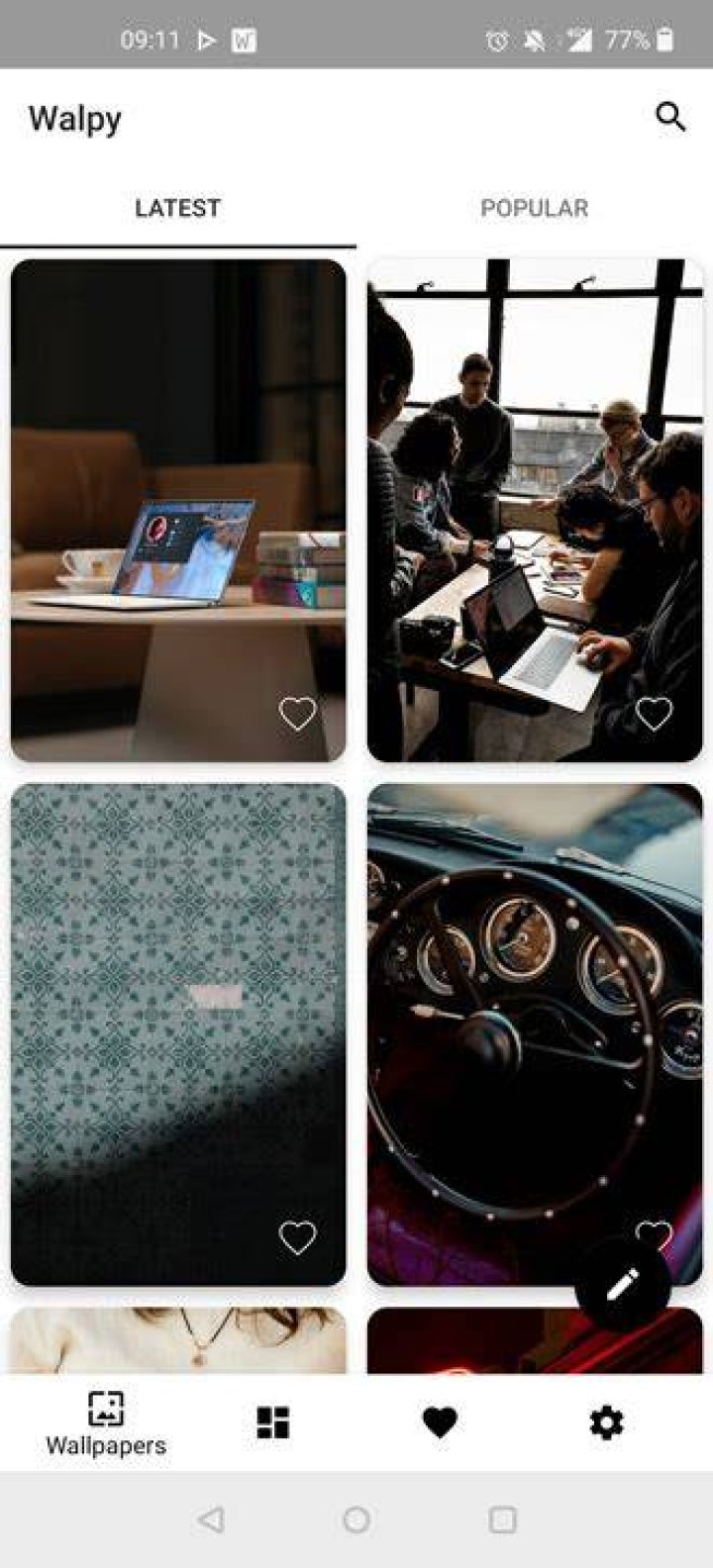 Walpy wallpaper app